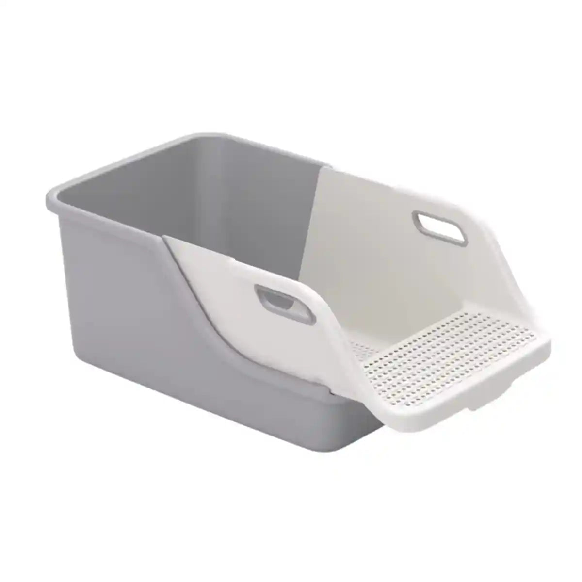 Extra-Large Cat Litter Box with Self-Cleaning Design