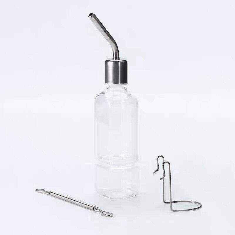 Rabbit water bottle feeder for hydration