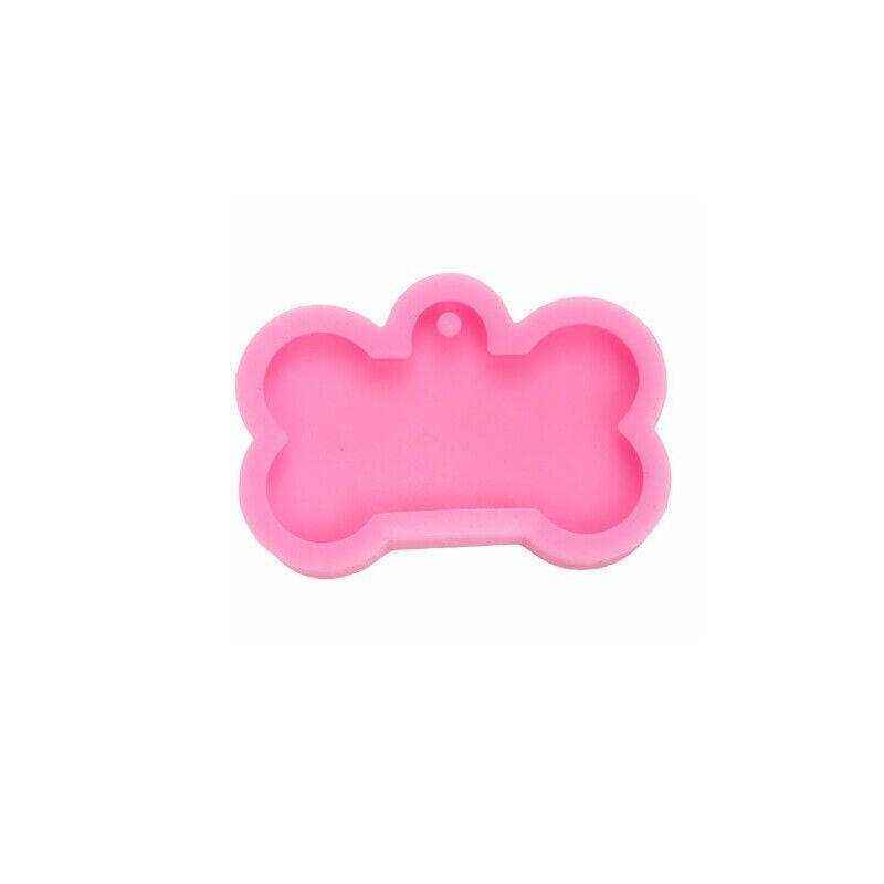 Silicone Mold for DIY Dog Tag Resin Crafts Bone Shape Design