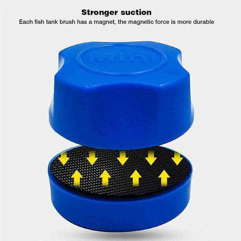 Effortless Magnetic Aquarium Glass Cleaner for Fish Tanks 3 Colours