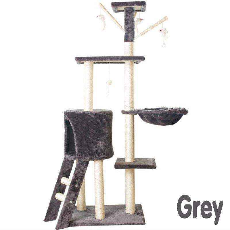 Multi-Level Cat Tower Cat Tree 4 Colours