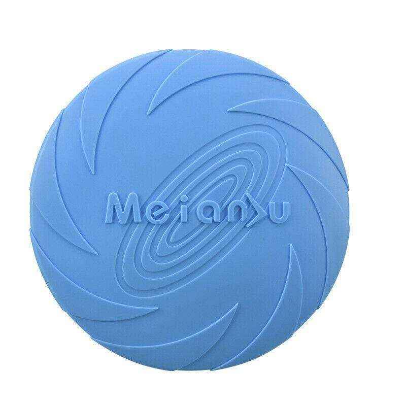 Dog Frisbee Rubber Outdoor Training Toy 6 Colours