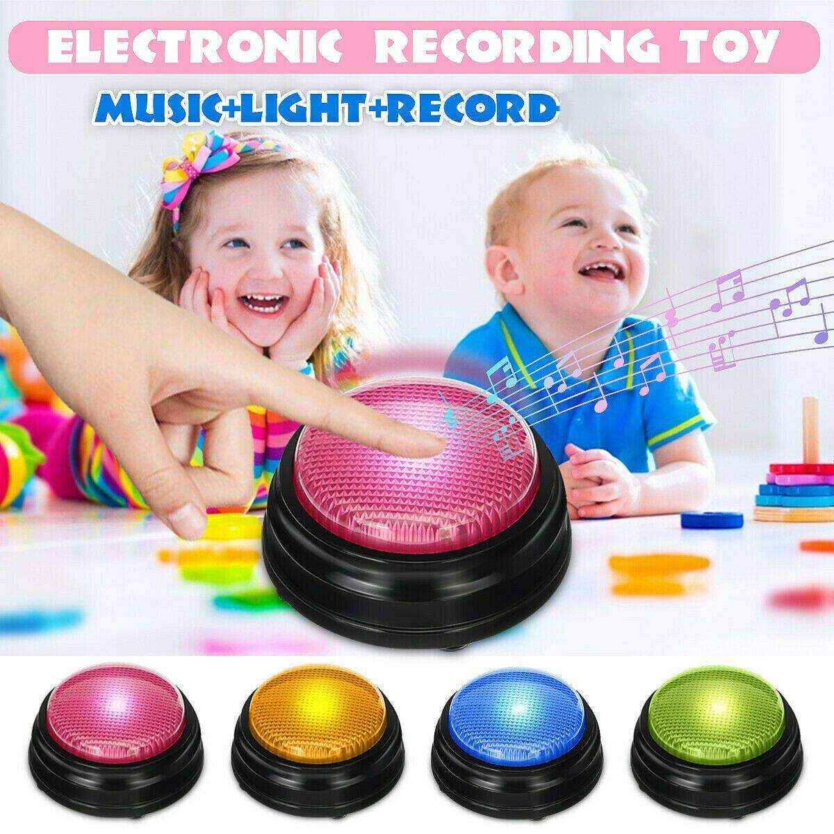 Recordable Talking Buttons For Pet Training 4 Colours