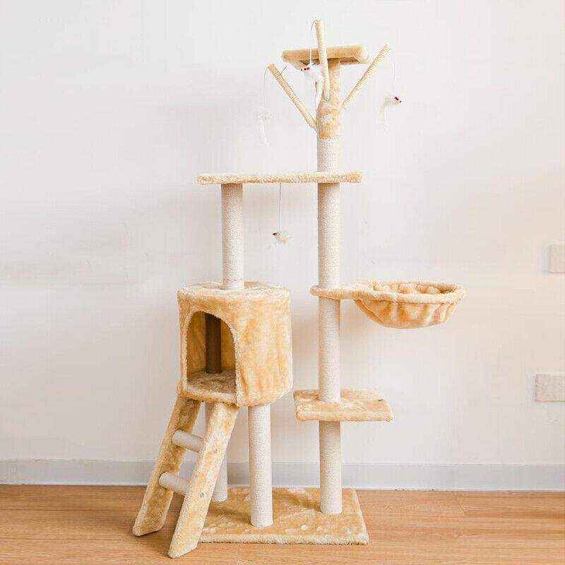 Multi-Level Cat Tower Cat Tree 4 Colours