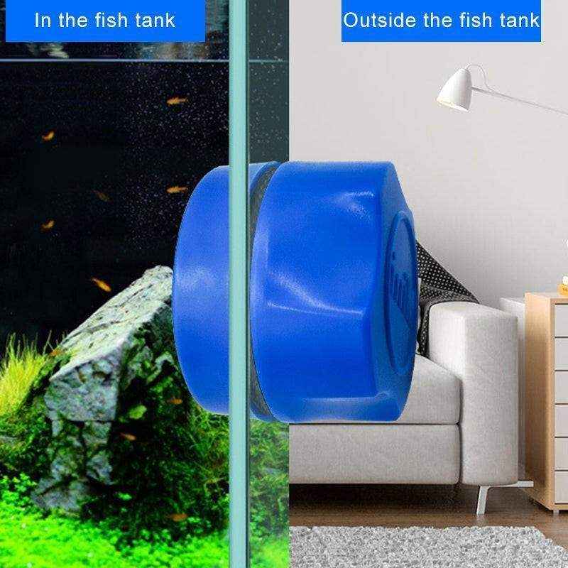 Effortless Magnetic Aquarium Glass Cleaner for Fish Tanks 3 Colours