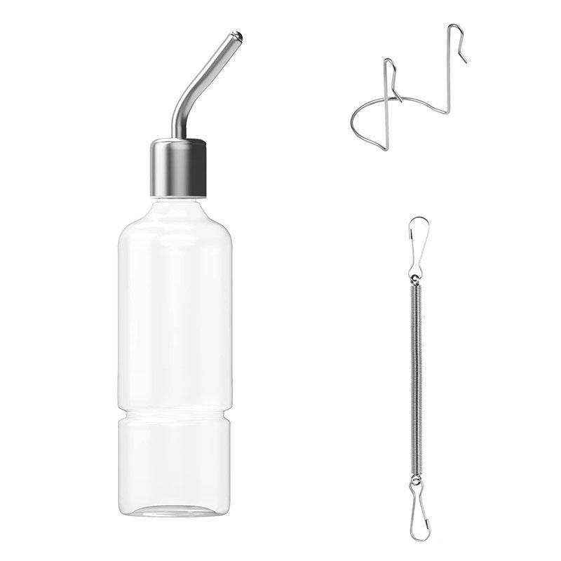 Rabbit water bottle feeder for hydration