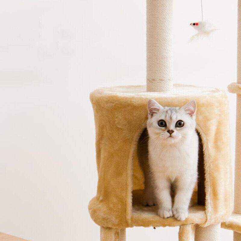 Multi-Level Cat Tower Cat Tree 4 Colours
