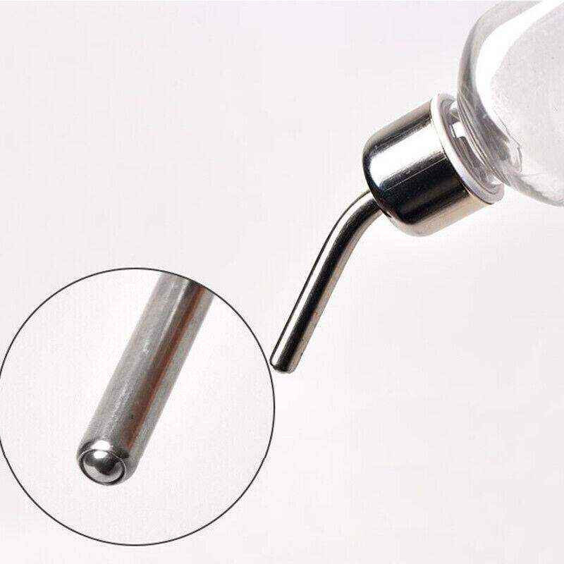 Rabbit water bottle feeder for hydration