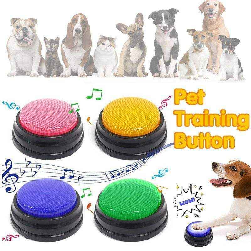 Recordable Talking Buttons For Pet Training 4 Colours