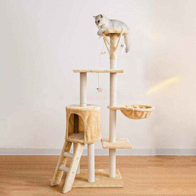 Multi-Level Cat Tower Cat Tree 4 Colours