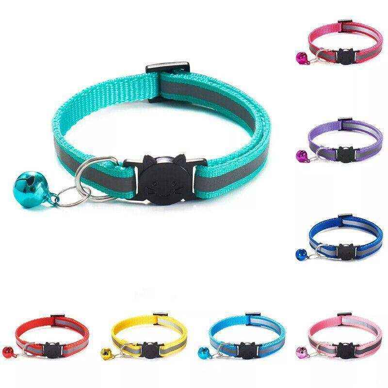 Reflective Cat Collar with Bell