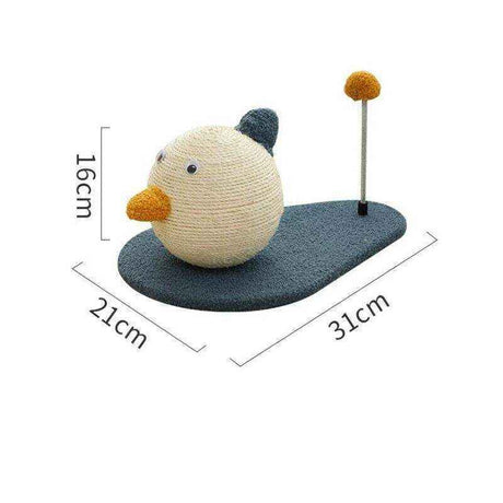 Cat Scratching Post with Interactive Toys