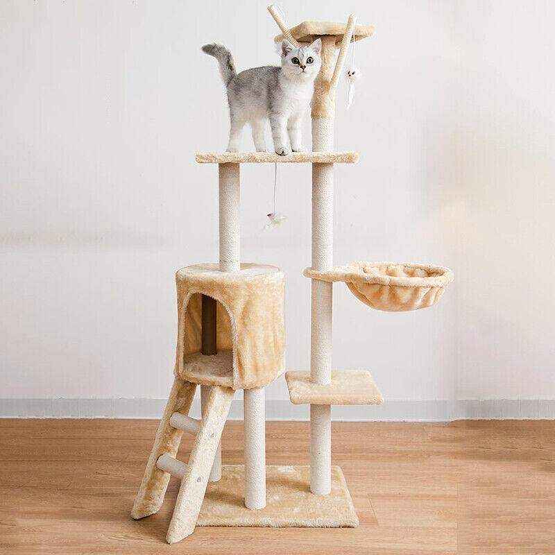 Multi-Level Cat Tower Cat Tree 4 Colours