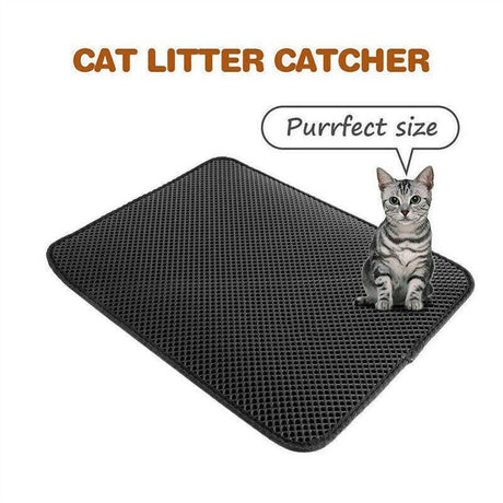 Foldable Double-Layer Cat Litter Mat 3 Sizes