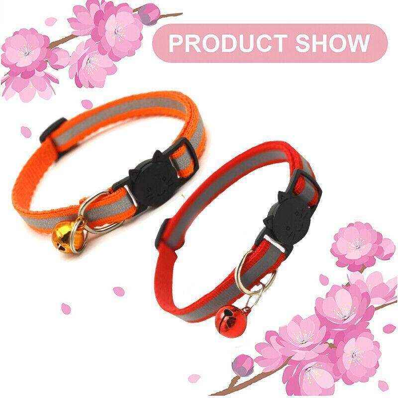 Reflective Cat Collar with Bell