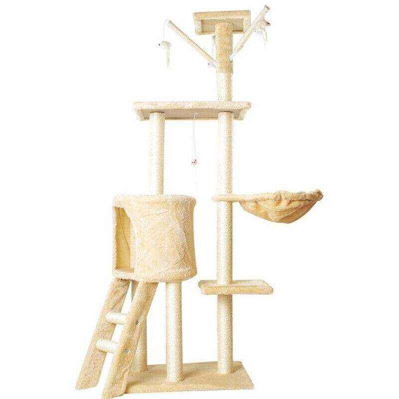 Multi-Level Cat Tower Cat Tree 4 Colours