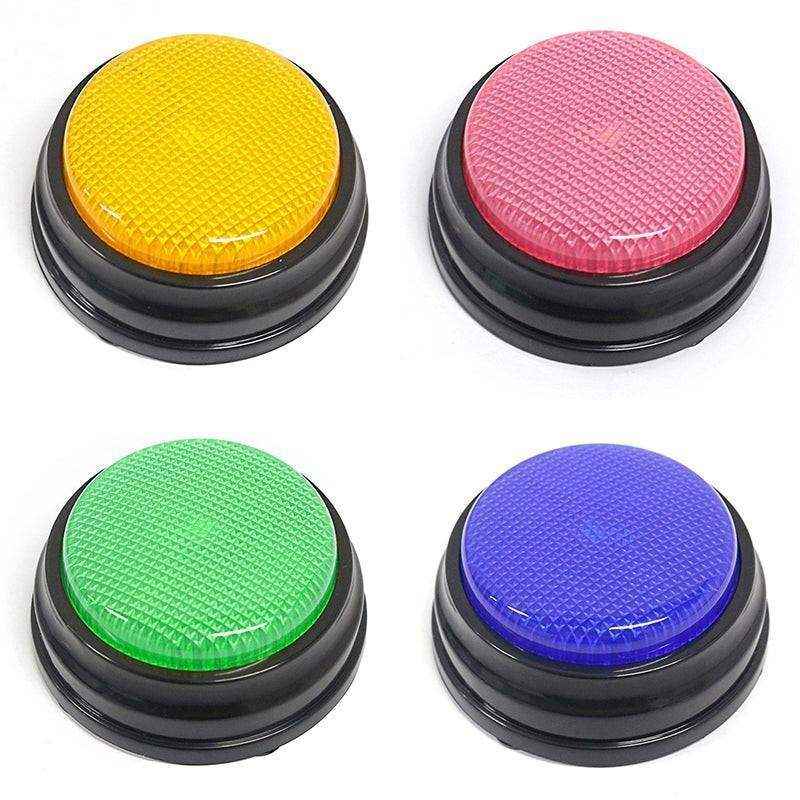 Recordable Talking Buttons For Pet Training 4 Colours