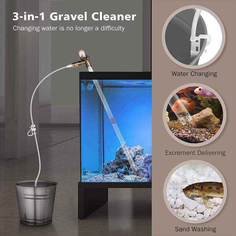 Efficient Aquarium Vacuum Gravel Cleaner