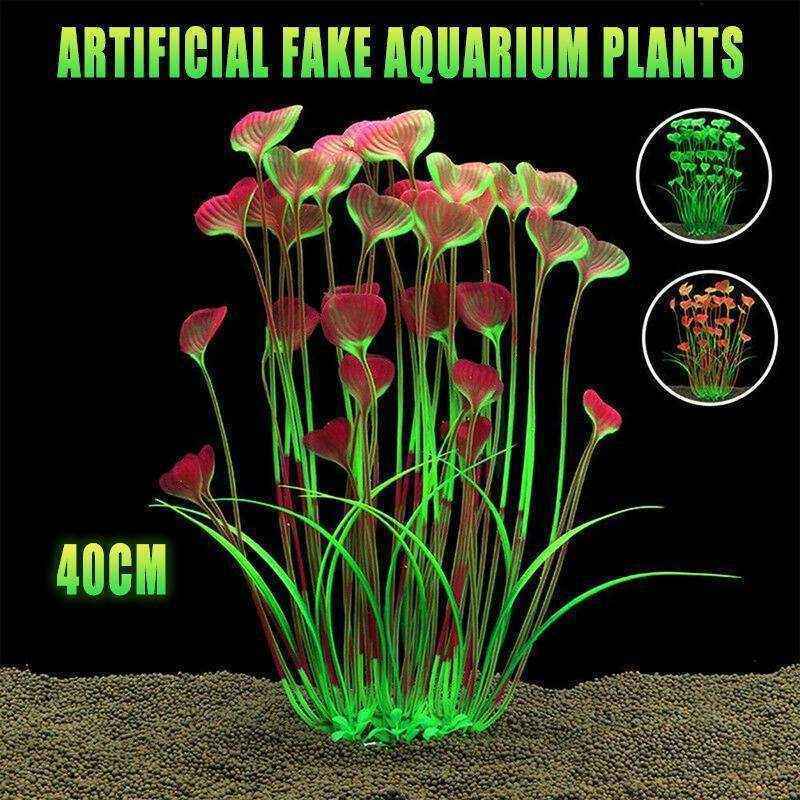40cm Faux Aquarium Plants â Artificial Water Plants for Fish Tanks