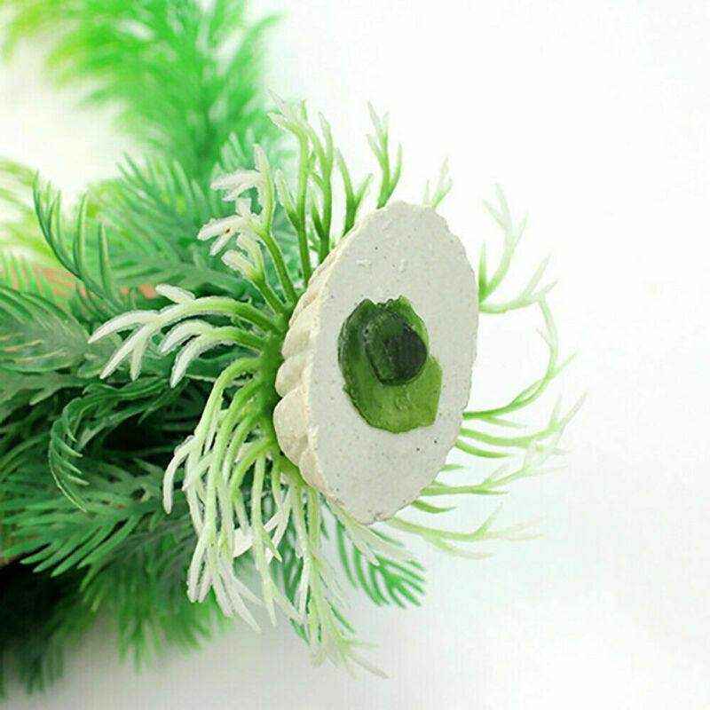 2PCS Artificial Aquarium Plants Realistic Water Grass Decoration for Fish Tank
