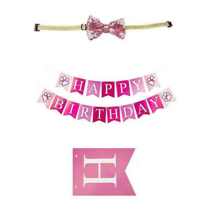 Complete Dog Party Kit with decorations, toys, and treats