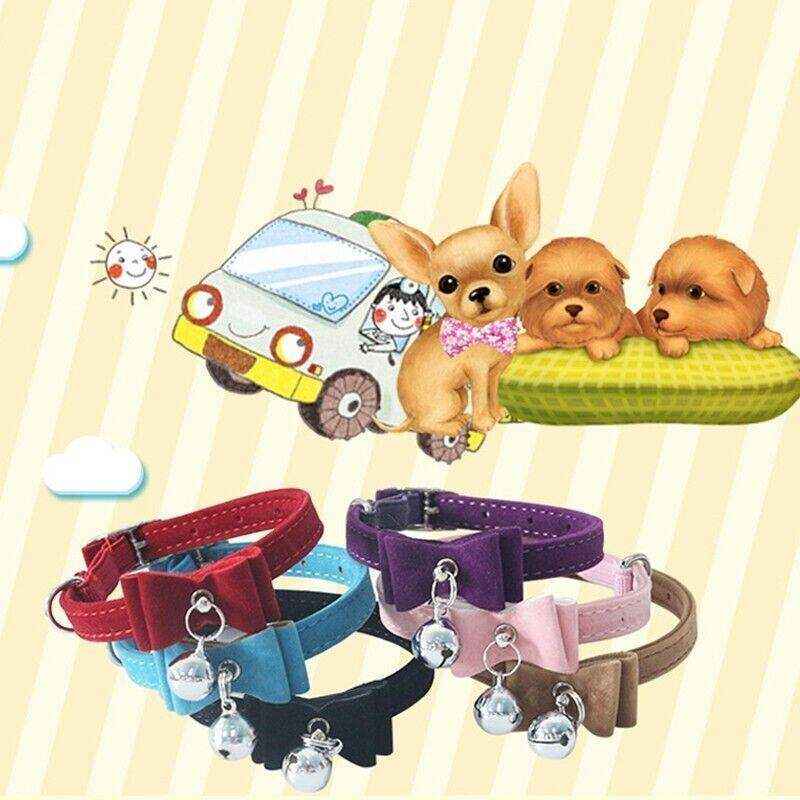 Adjustable Dog Bow Tie collar for stylish and comfortable pet wear