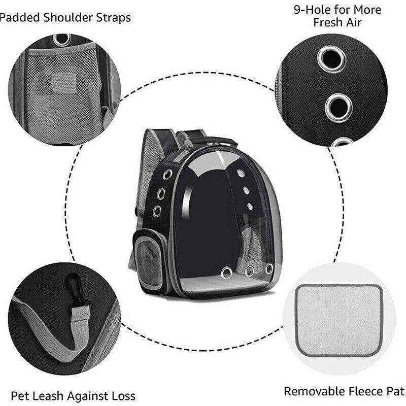 Space Capsule Cat Bubble Backpack Durable Pet Carrier