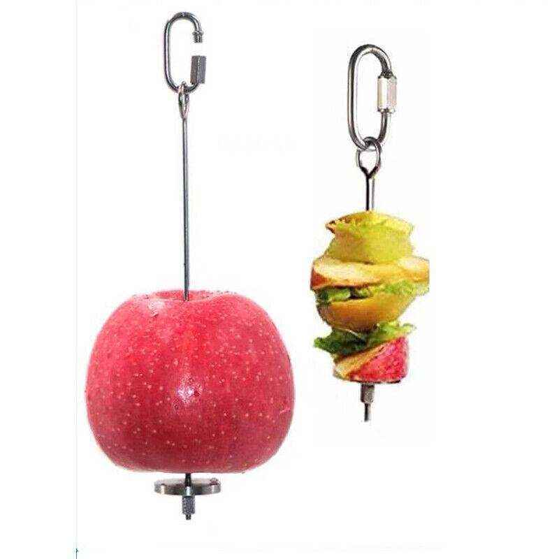 Durable Stainless Steel Bird Skewer For Cage Feeding
