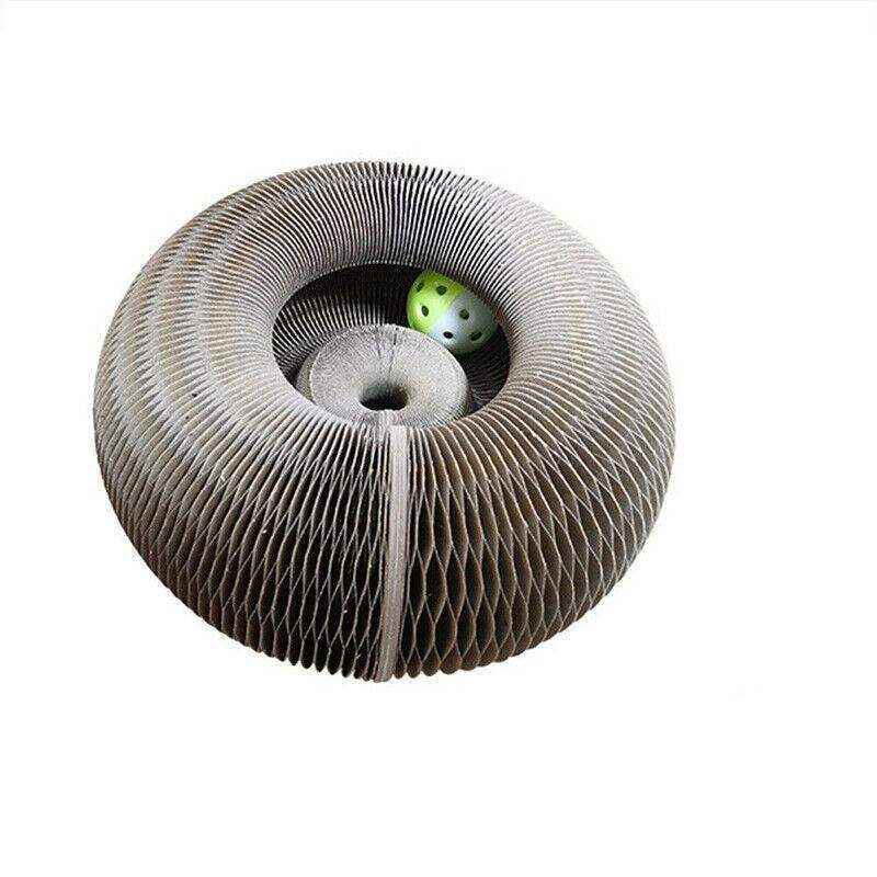 Multifunctional Cat Scratch Toy for Play Rest and Claw Care