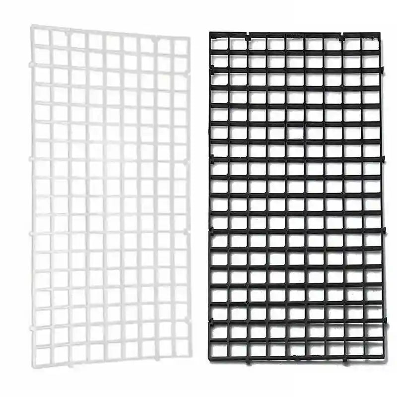 8Pcs Durable Fish Grid Dividers 30*15*0.6cm Black & White