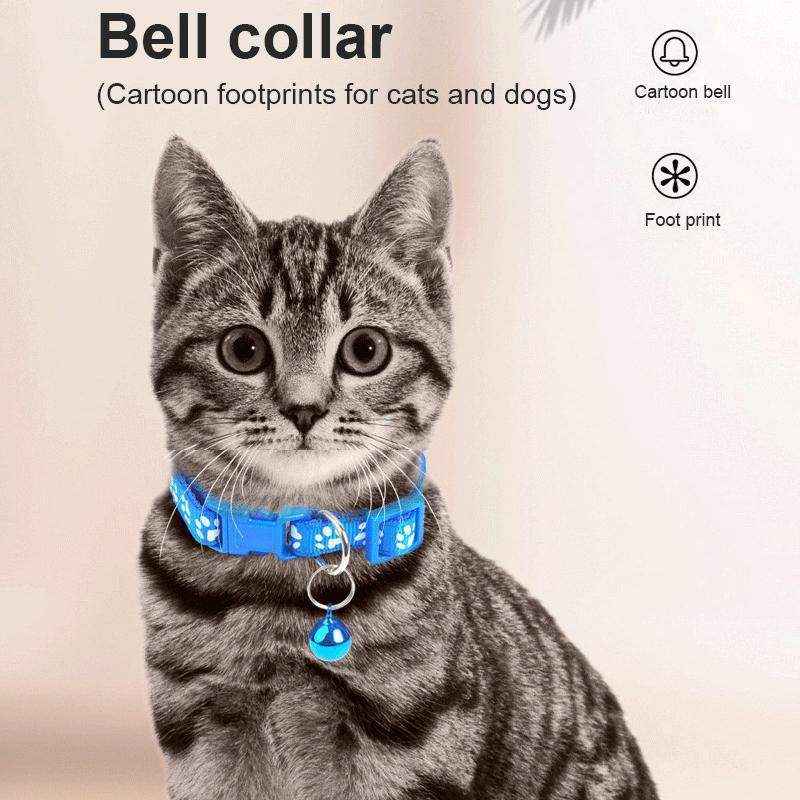 Adjustable Pet Collar Set 12pcs Assorted Puppy ID Collars with Bell