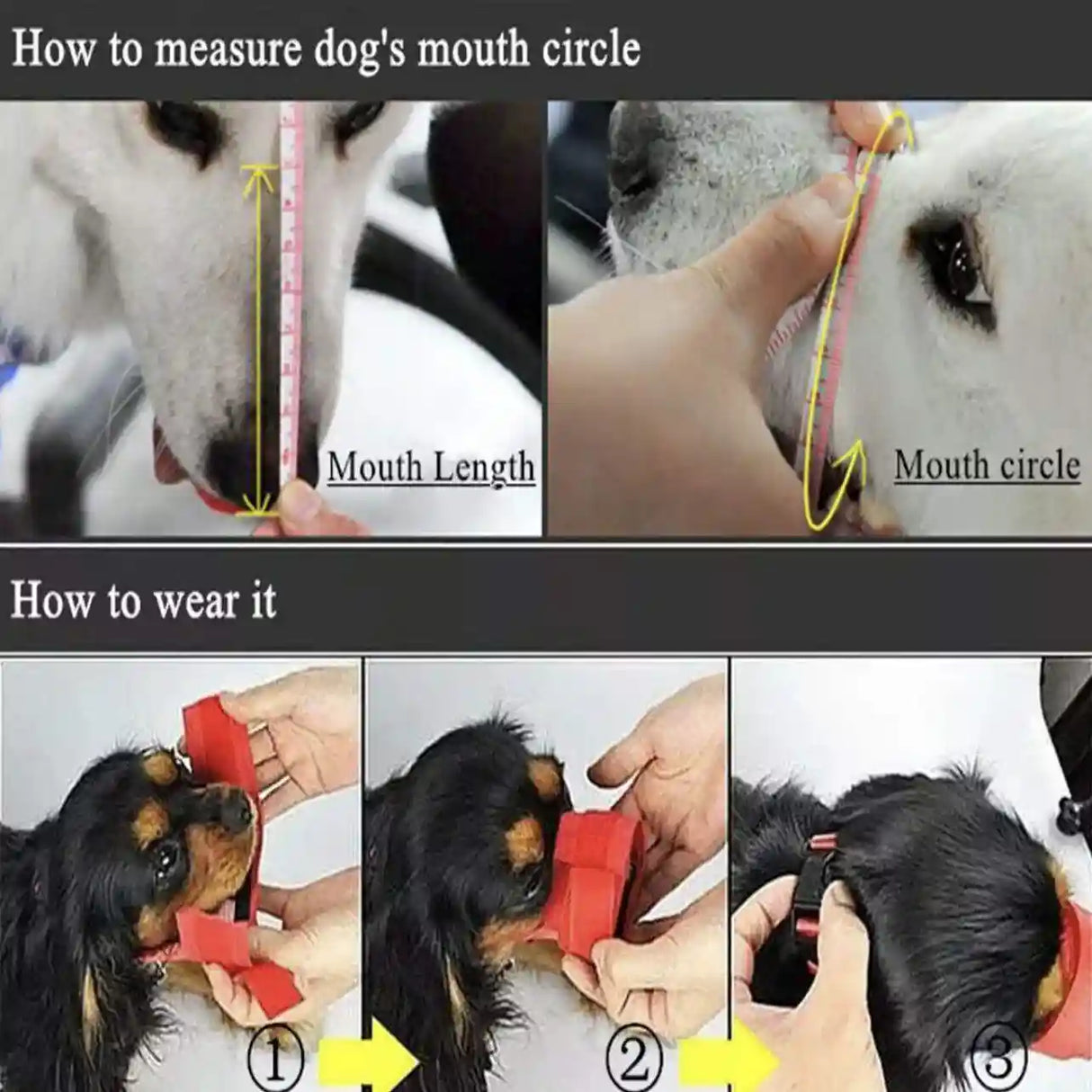 Dog Mask for Comfortable Wear