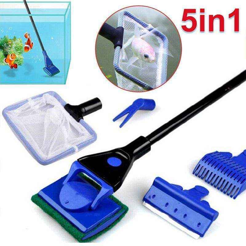 5-in-1 Fish Tank Gravel Cleaner & Aquarium Cleaning Tool