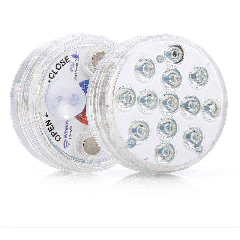 2/4pcs Submersible RGB LED Lights For Aquariums