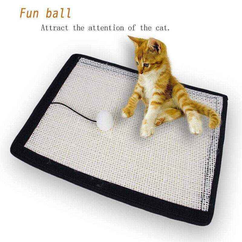 Multi-Use Cat Scratching Mat for Furniture Protection & Play