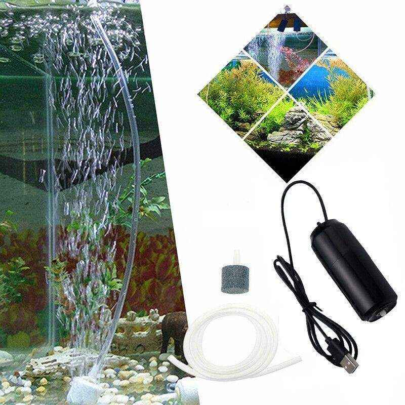 USB Aquarium Mini Oxygen Pump 8.5 x 3cm