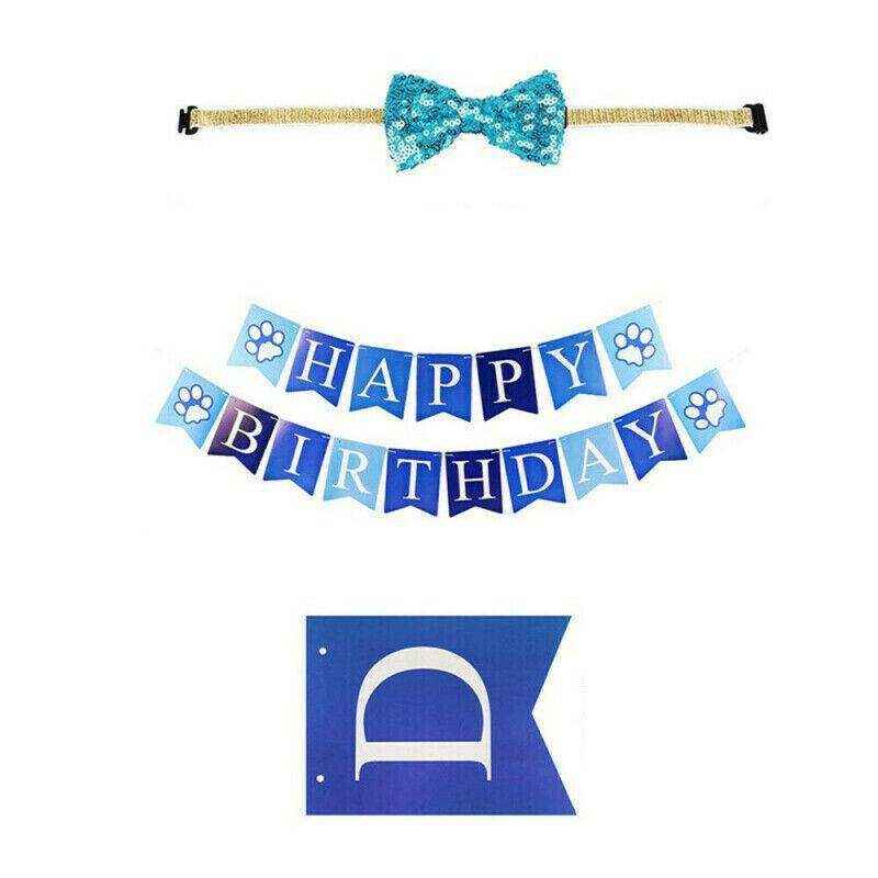 Complete Dog Party Kit with decorations, toys, and treats