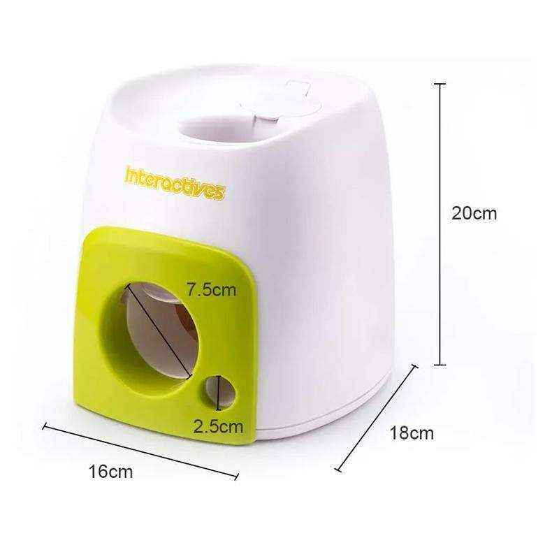 Interactive Dog Ball Launcher with Treat Dispenser