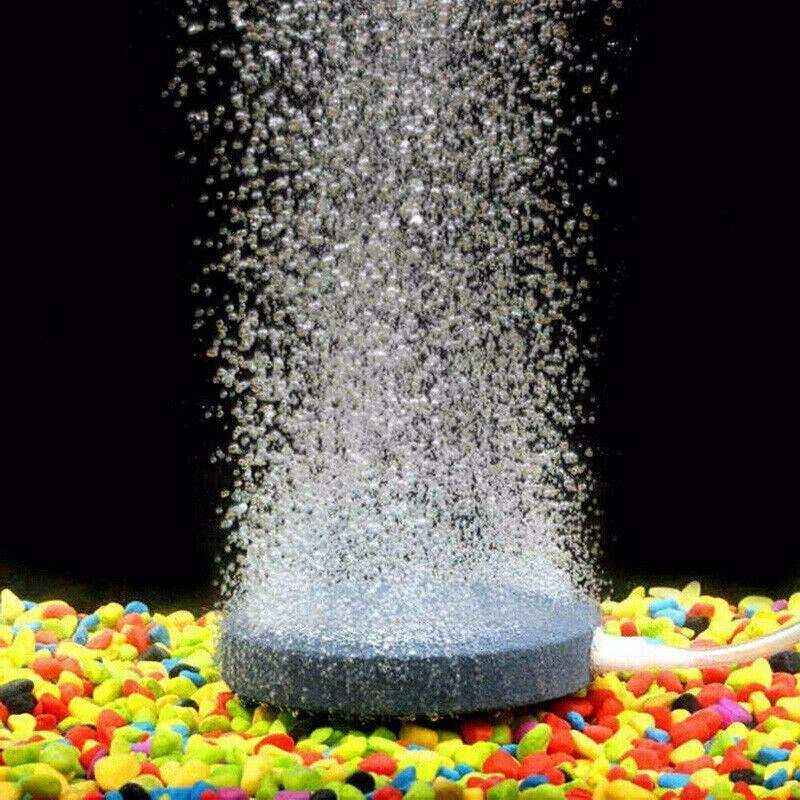Aquarium Air Stones Round Air Stone Disk Bubble Diffuser 5 Sizes