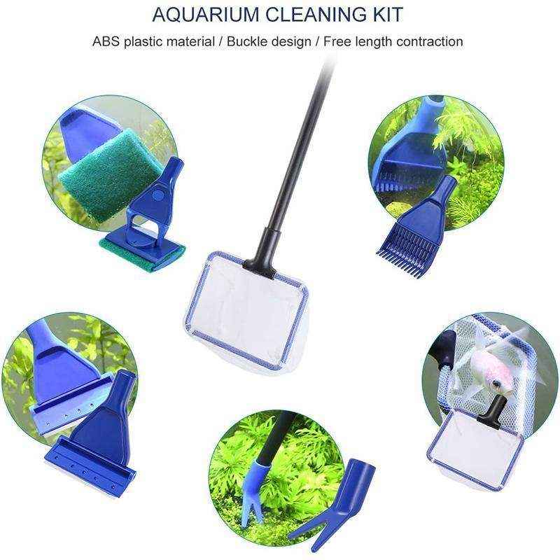 5-in-1 Fish Tank Gravel Cleaner & Aquarium Cleaning Tool