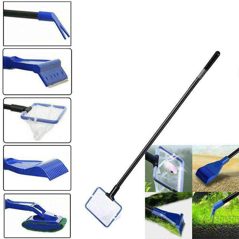 5-in-1 Fish Tank Gravel Cleaner & Aquarium Cleaning Tool