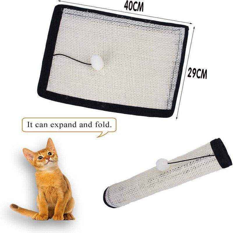Multi-Use Cat Scratching Mat for Furniture Protection & Play