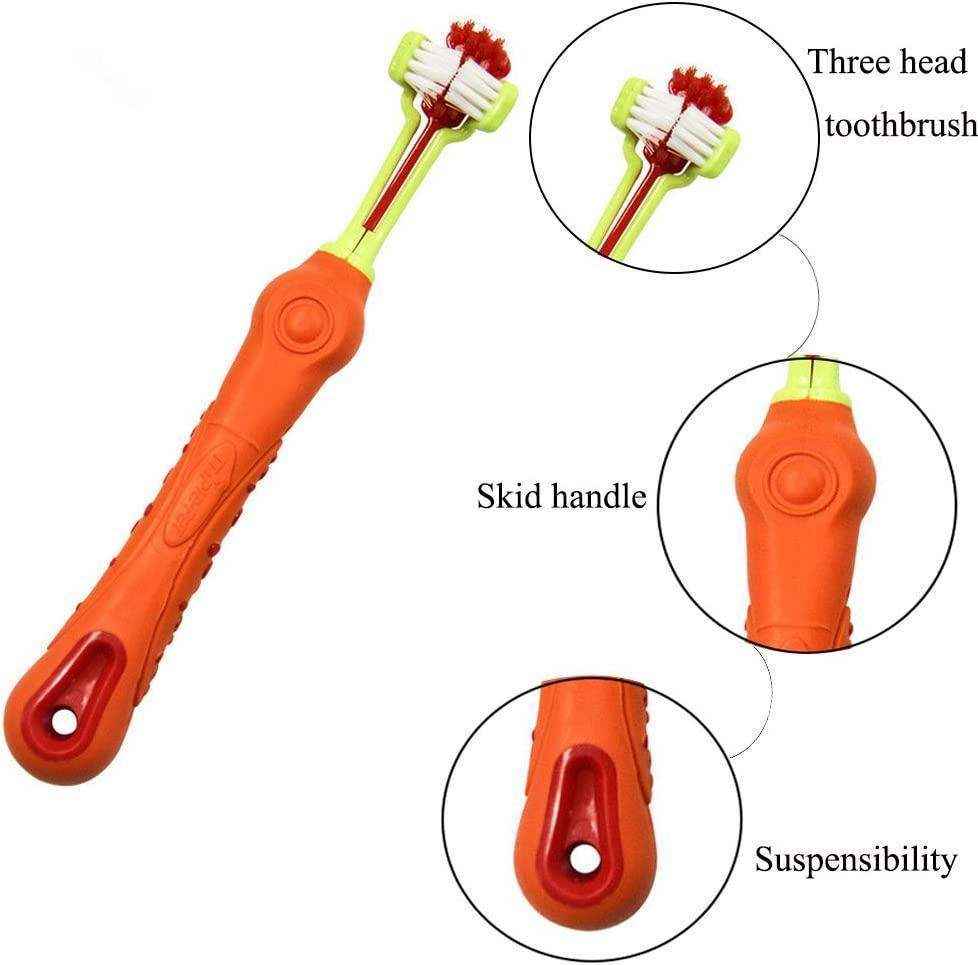 3-sided dog toothbrush