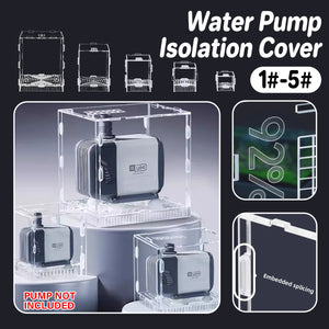 Water Pump Isolation Cover Clear Acrylic Protective Pump Box