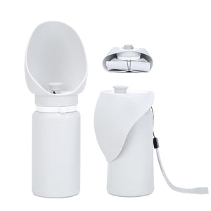Foldable Dog Water Bottle 550ml Leakproof Pet Travel Dispenser