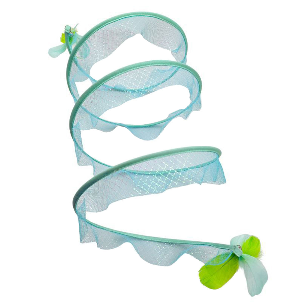Interactive S-Shaped Cat Tunnel Toy for Indoor Play and Exercise