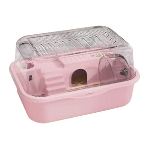 Double-Level Hamster Cage With Acrylic Lid 35cm