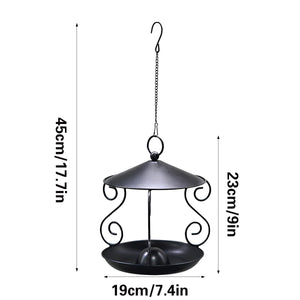 Hanging Metal Bird Feeder for Outdoor Garden & Wild Birds
