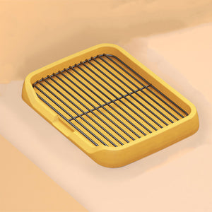 Flat Dog Toilet Tray With Iron Frame