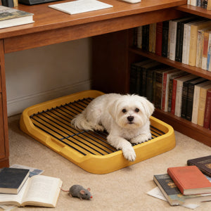Flat Dog Toilet Tray With Iron Frame